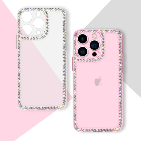 Cute Bling Diamond Rhinestone Clear Case for iPhone 11, Luxury Fashion Protective 3D Phone Case for Girls & Women