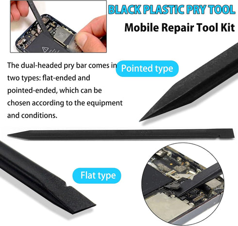 19 in 1 Electronics Repair Tool Kit, Spudger Pry Opening Tool Screwdriver Set for iPhone, Laptop, iPad, Cell Phone,
