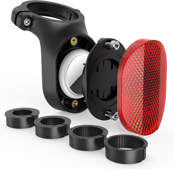 Airtag Bike Mount, Hidden Bicycle Seatpost Mount Compatible with Apple Airtags & Garmin Varia for Anti-Theft Tracking