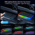 REESTECQI 15W iPhone16/15/14/13/12, (30CM+ 70CM Wireless Car Charger Pad, RGB Wireless Charger for Car Type C Non Slip