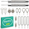 slaixiu 16PCS All-in-One SIM/SD Card Ejector Kit - Replacement for iPhone, iPad,