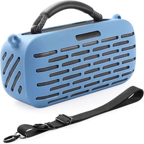 Protective Cover Carrying Silicone Case for Bose SoundLink Max Portable Speaker (Blue)