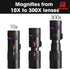 Marsrut 4K 10-300x40mm Zoom Lens for iPhone Android, Compact Monocular Telescope Mini for Stargazing Space Lover Night