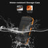 K&F Concept Camera Battery SD Card Holder for 4 SD Cards, 2 Camera Batteries, Water-Resistant Anti-Shock Case, Small SD