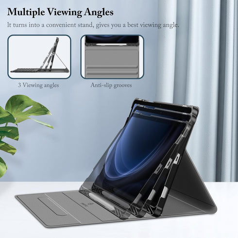 Fintie Keyboard Case for Samsung Galaxy Tab S9 FE 5G 10.9 Inch, Detachable Wireless Bluetooth Keyboard, Purple
