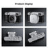 K&F Concept Silver Square Metal Lens Hood Kit for Fujifilm X100/X100F/X100S/X100T/X100V/X100VI