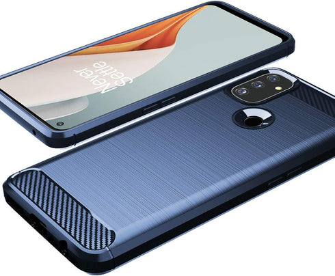 Osophter Shock-Absorption TPU Case for Oneplus Nord N100, Flexible Protective Cover (Navy Blue)