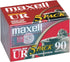 Maxell UR 90 Normal Bias Blank Audio Recording Cassette Tape, Low Noise, 90