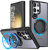 Magnetic Ring Case for Samsung Galaxy S22 Ultra/S23 Ultra, Shockproof Protection with 360° Rotatable Ring Stand