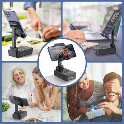ZEALOT Bluetooth Speaker with Phone Stand, Compatible Widely, Gifts for Women or Men