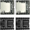 FBHDZVV 4Pcs Mini MP3 Player Module TF Card U Disk 16P Mini MP3