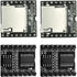 FBHDZVV 4Pcs Mini MP3 Player Module TF Card U Disk 16P Mini MP3