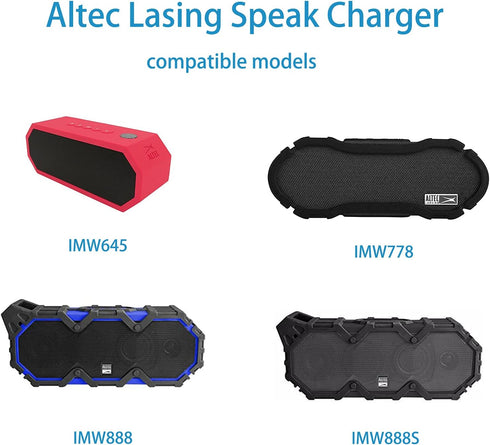 16V AC Adapter Charger for Altec Lansing IMW888 IMW888s IMW645 IMW778 IMT804N Big Super LifeJacket Wireless Waterproof Bluetooth Speaker Power Cord supply 6.5FT