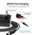 Replacement for Massage Gun 20v Charger Adapter, Compatible with Theragun Elite, PRO G4, G3, G3PRO