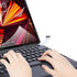 Wireless Bluetooth Keyboard with Touchpad, Portable Ultra Slim 7-Colors RGB Backlit Rechargeable Keyboard for iPad