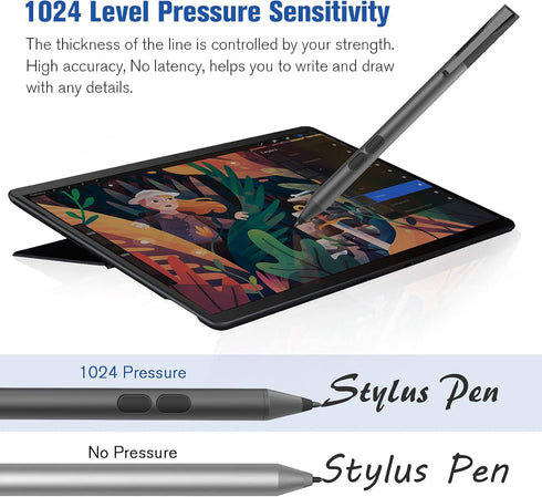 Genuine Digital Stylus Pen for HP Envy x360, Pavilion x360, Spectre x360, MPP Tilt Active Pen