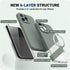 iPhone 14 Pro Case, Calke Green Silicone, MagSafe Compatible, Camera Protection, 6.1", with 2 Screen Protectors.