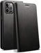 SINIANL iPhone 12 Case, Wallet Case with Card Holder, Leather Book Folding Folio Case, 6.1 inch (Black)
