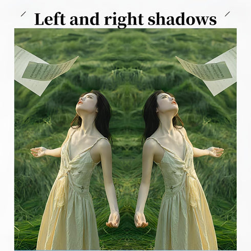 Orandan Mirror Reflection Clip Kit for iPhone,Smart Phone Camera Mirror Reflection Clip Kit with Mirror Effect Lens,No