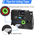 SuperInk 2 Pack Compatible for Brother P-Touch Label Maker Tape, TZ345, White on Black, 18mm