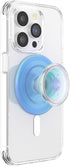 PopSockets Phone Grip - Blue Opalescent Translucent, Compatible with MagSafe, Adapter Ring Included, Wireless Charging