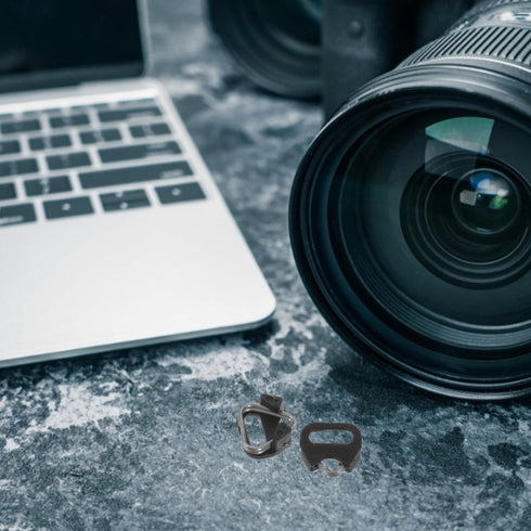 5pcs Zerodeko Camera Strap Triangle Split Rings Connectors Quick Release Lug Rings for Dslr Mirrorless Cameras