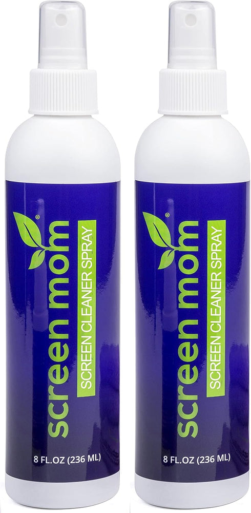 Screen Mom Screen Cleaner Kit 8oz (2-Pack) for LED & LCD TV, Computer Monitor, Phone, Laptop Cleaning