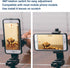 Universal Smartphone Cell Phone Mount Holder Adapter for Tripods or Stands with Standard 1/4 Inch Mount Screw