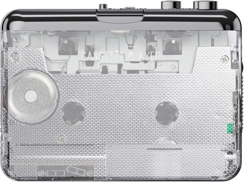 Cassette Cassette Tape-to-MP3 Cassette Docooler Player, Auto Reverse Clear Stereo Player, Converter Recorder via PC