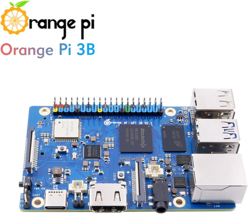 RK3566 Quad Core 64 Bit Single Board Computer 3B 2G V2.1 Version, 1.8 GHz, WiFi Bluetooth, Open Source Board for Orange