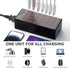 24-Port 100 Watt Charging Station for Multiple Devices, Rapid USB Charging Station for Hotels, Schools, and Travel