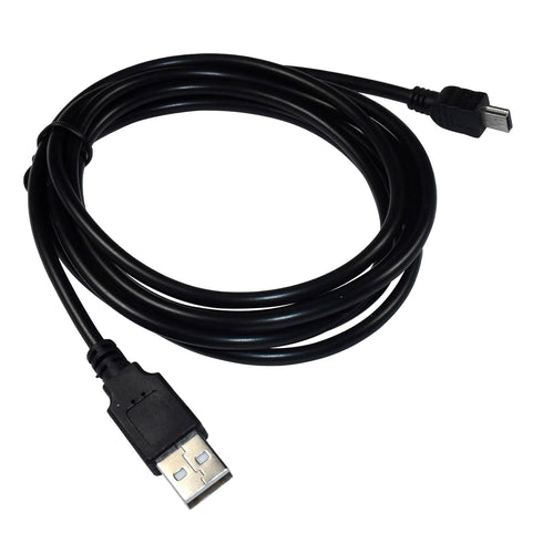 6ft HDR-XR101 HDR-XR150 HDR-XR200 HDR-XR200V HQRP Long USB to Mini USB Cable Compatible with Sony Handycam Camcorder
