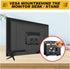 GZQIUYI PS4, Adjustable Small Device Holder, Wall Mount or VESA Mount Streaming Media Player Stand for WII, Switch