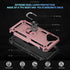 Ymyhyuxi 11 360 Heavy Duty Protective Case for iPhone with Rotatable Metal Ring Kickstand, Shockproof Rugged Armor