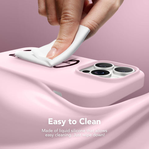 GONEZ iPhone 14 Pro Case Compatible with Magsafe, Includes 2X Screen Protector & 2X Camera Lens Protector, Hot Pink