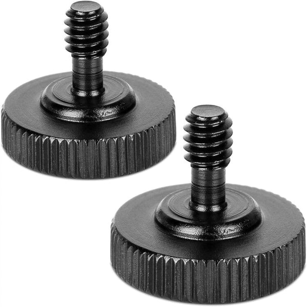 ChromLives Thumb Screw Tripod Screw, Camera Quick Release 1/4" Thumbscrew L Bracket Screw Mount Adapter, 2 Pack