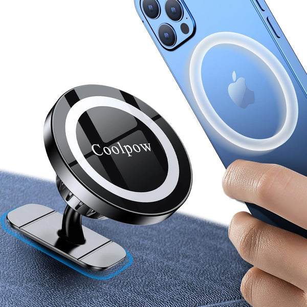 iPhone MagSafe Car Mount Dashboard?Stronger Magnets? Magnetic Phone Holder for Car Dash?Hands Free? Magsafe Car Holder