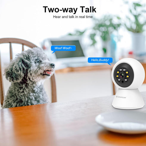 VSTARCAM 3MP Home Security Cameras, Pet Camera Indoor with Phone APP, Color Night Vision, Motion Detection, 2-Way Talk