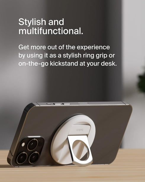 Belkin iPhone MagSafe Camera Mount for MacBook, Compatible with iPhone 15, 14, 13, 12 - White