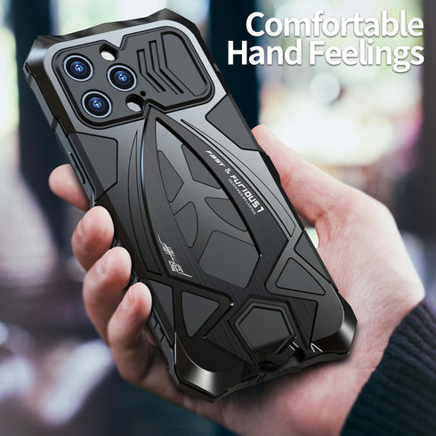 For iPhone 14 Pro Max Case, 6.7'' Shockproof Military-Grade Heavy Duty Protection with Tempered Glass Protector