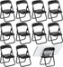 Nolitoy 12Pcs Mini Folding Chair Mobile Holder Foldable Miniature Furniture Model Smartphone