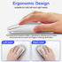 FYBC 2.4G 2 5.2/3.0 2.4G Bluetooth Wireless Laptop Mouse for MacBook Air iPad Mac, Rechargeable Computer Mouse