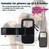 Adjustable Arm Band Phone Holder for Running, Walking, Workout - Clear Crossbody Pouch Purse with Strap for iPhone and