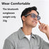 Smart Glasses for Men and Women, Bluetooth Sunglasses with Mic & Speakers, Fast Charge Audio Sunglasses, Voice Assistant