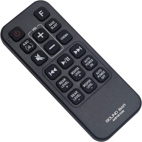 Soundbar AKB74815396 Remote - Compatible with LG Soundbar Player Models LASC47, SJ4Y, DJ4Y-S, and More
