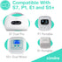 1 1 12V USB-C Cable and Adapter, Spare Breast Pump Adapter for Convenient Use, USB C Cable & Power Adapter