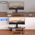 32.28Inch 2 suptek Dual Monitor Stand Riser, Large Monitor Stands for Monitors, Computer Monitor Stand, Wooden Desktop