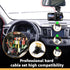 MONDGE 3-in-1 12V-24V 5V 13FT Hard Wire Kit USB-C & Micro/Mini USB Hardwire Kit for Dash Cams to Car Dash Camera Power