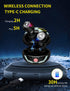 Wireless Earbuds Bluetooth 5.0 Waterproof in-Ear Headphones with Mic and Charging Case, 30H Playtime for Kids