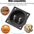 Speakers Terminal Box, Push Spring Type 2 Binding Post Cable Connector for DIY Home Car Stereo Speaker & Subwoofer